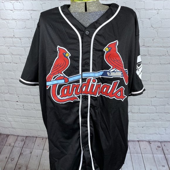 Star Wars, Shirts, New Cardinals Star Wars Baseball Jersey Xxl